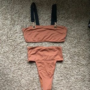 Taupe icon swimsuit